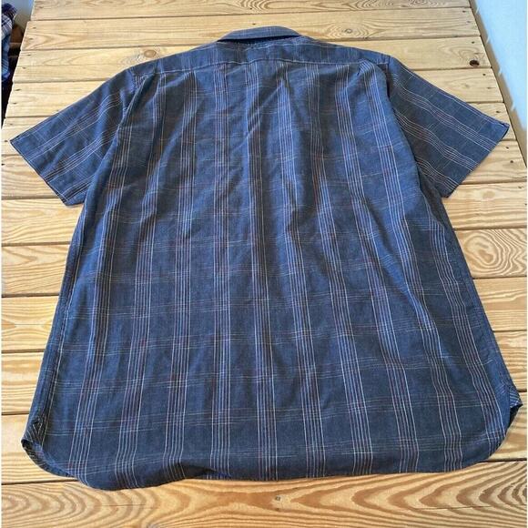 Harold Powell Short Sleeve Button Up Shirt Size 2XL Men’s Grey - Picture 2 of 6